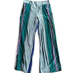 Derek Lam 10 Crosby silk wide leg pants women’s small